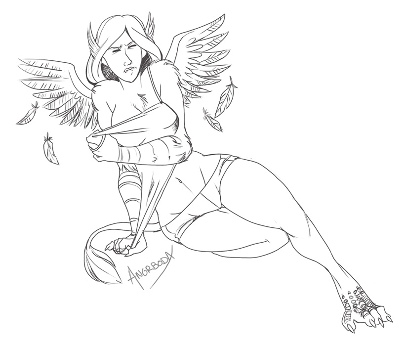 griffgal by Angrboda