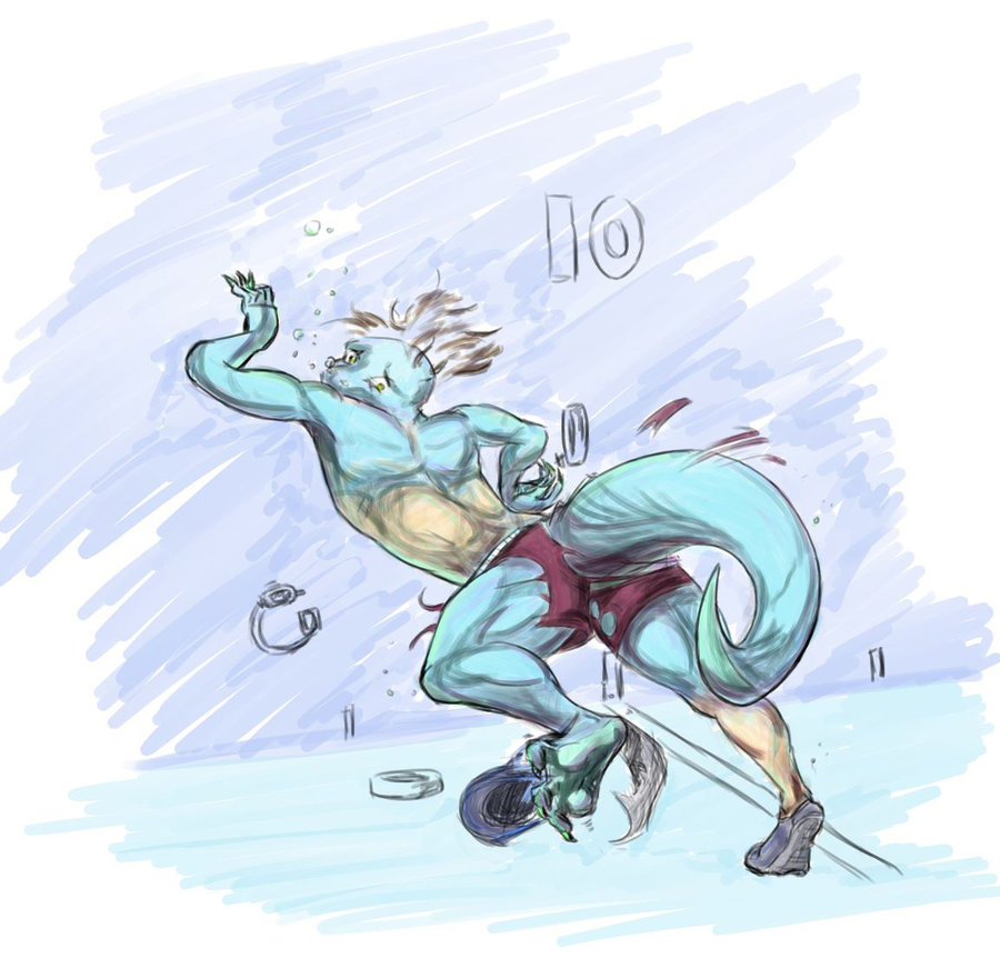 10 Feet Deep And Climbing Fast by Artist-Guy
