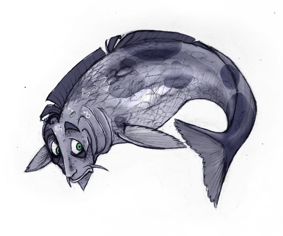 Fish Newt by Bilious