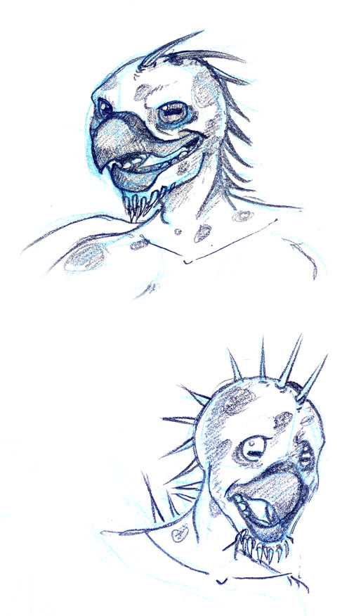 billheadconceptsketche by Bilious