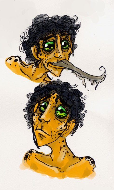 colored sketch by Bilious
