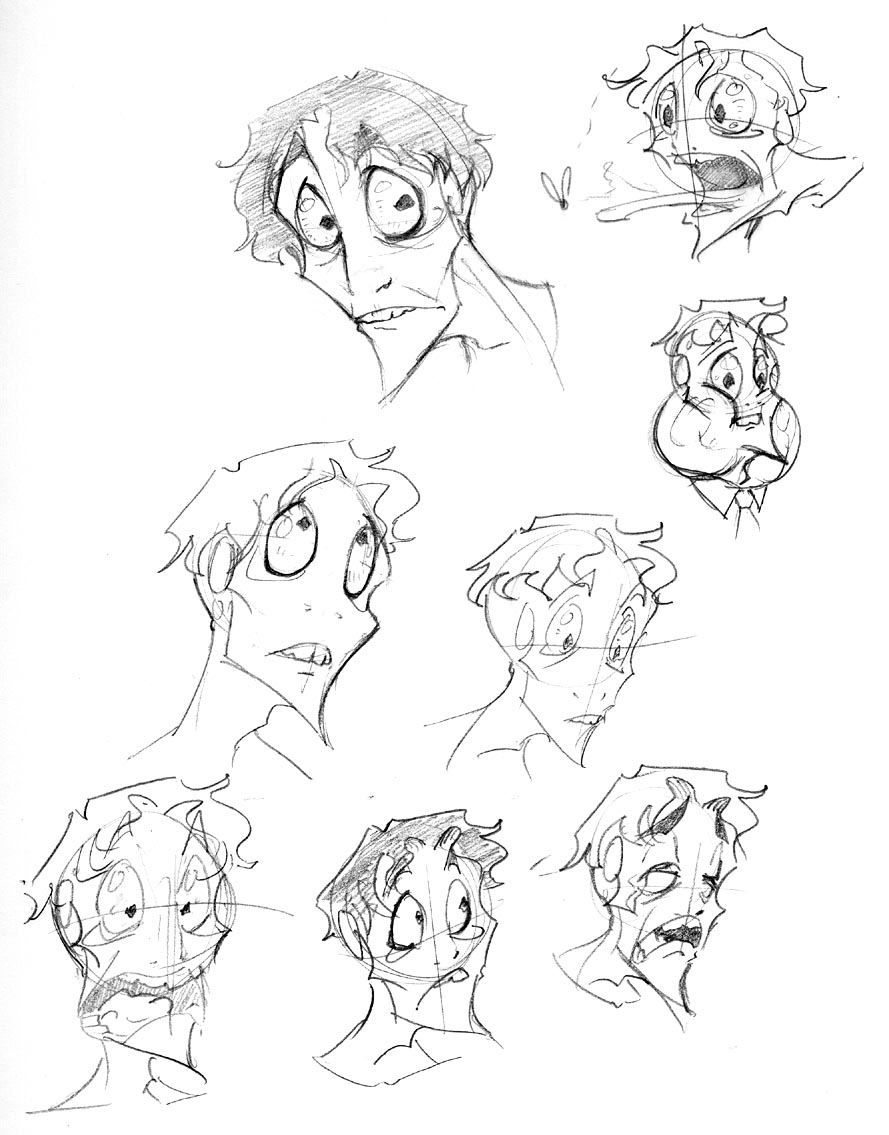 newtdoodlesheadshots by Bilious