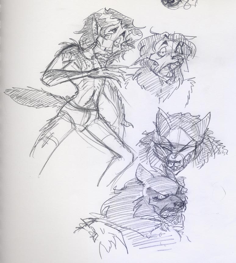 werewolfnewtdoodles by Bilious