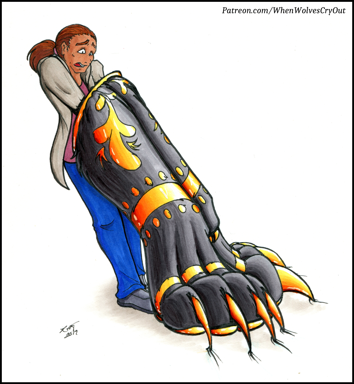 Some big pawbs by WhenWolvesCryOut