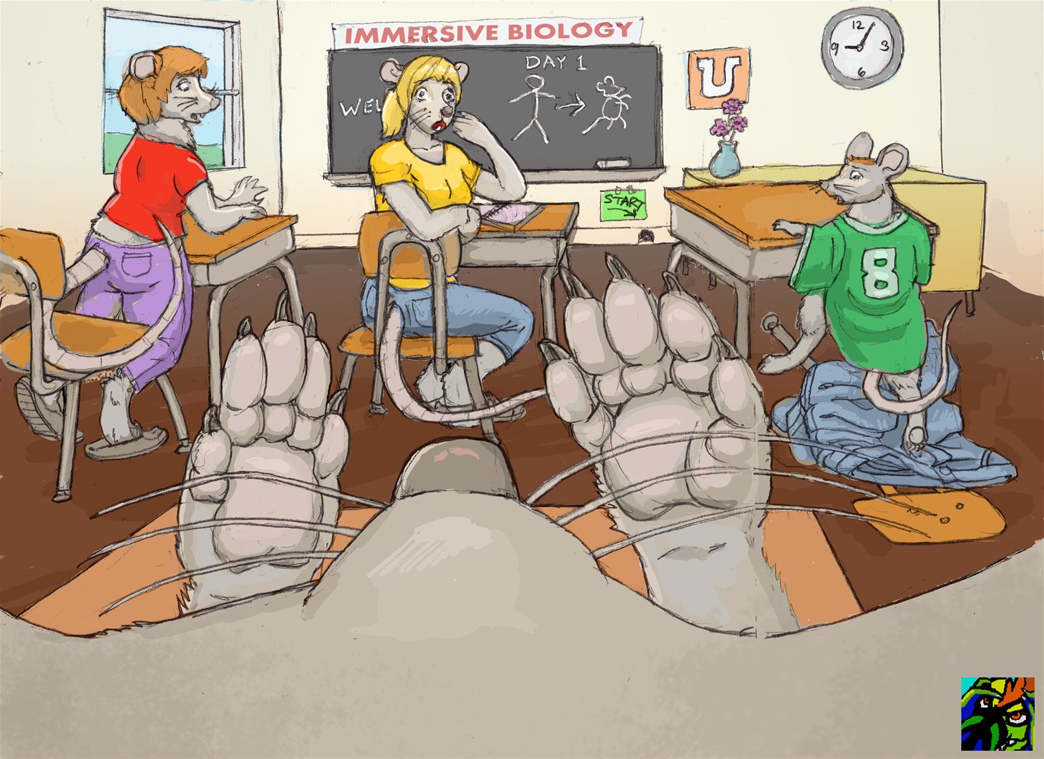 Immersive Biology  Day  Mouse TF By Cayuga by Cayuga