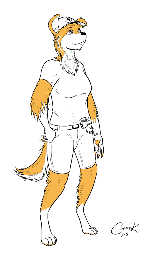 Collie Rescuer Animal to Anthro by Cobalt_K
