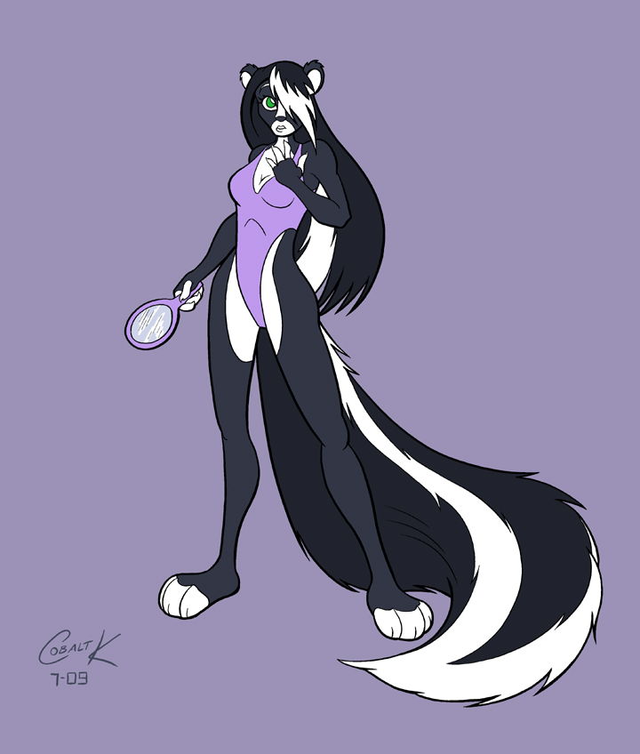 SwimsuitSkunk by Cobalt_K