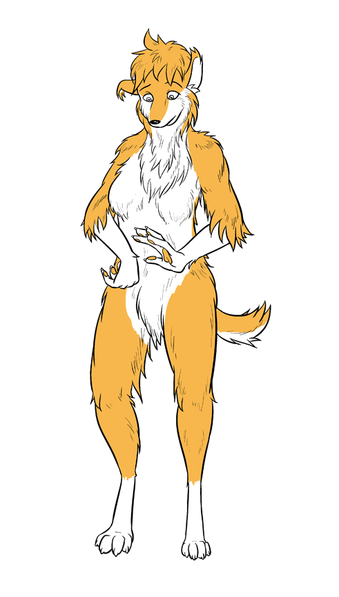 Collie Rescuer Animal to Anthro by Cobalt_K