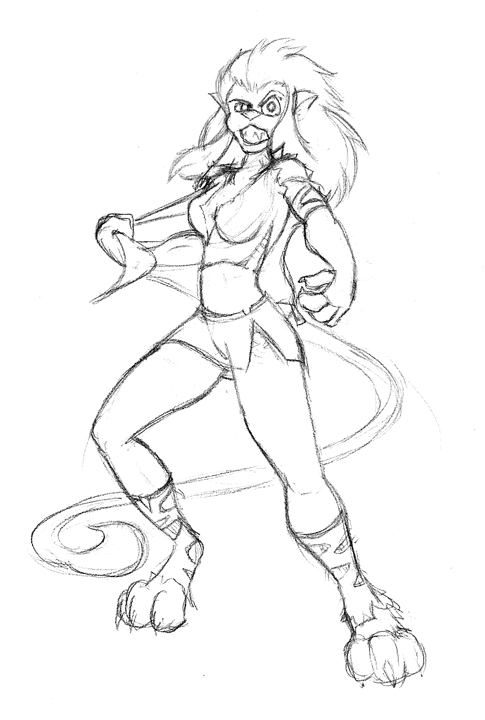 startledLioness by Cobalt_K