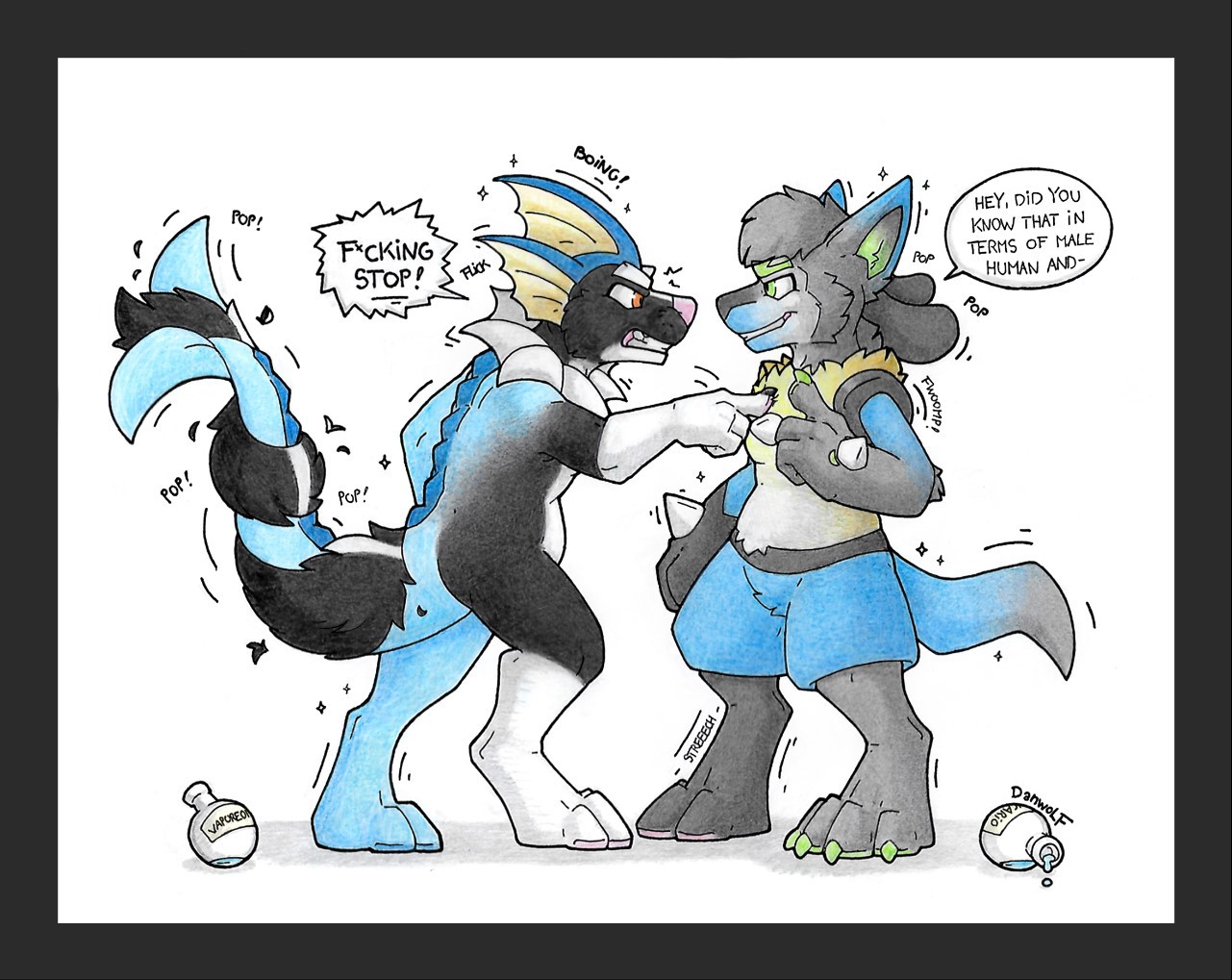 Vaporeon mishap by Danwolf