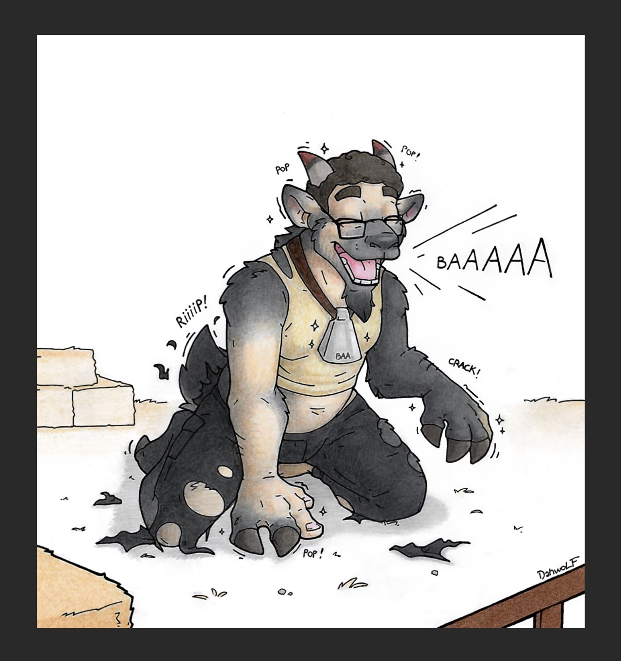 Farm Goat by Danwolf