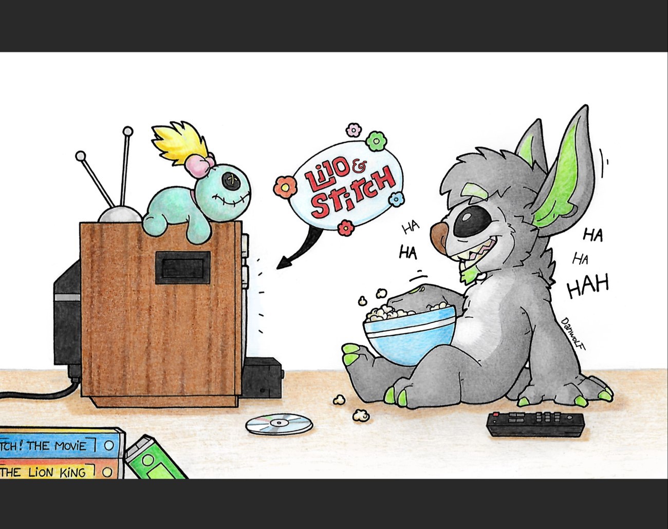 Stitch Movie Marathon by Danwolf
