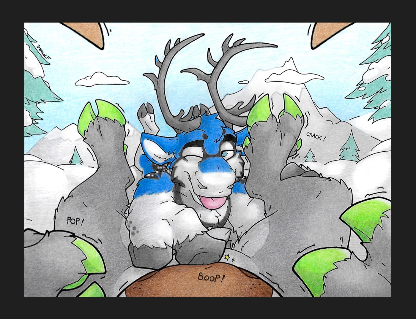 Christmas Cheer 🦌✨ by Danwolf