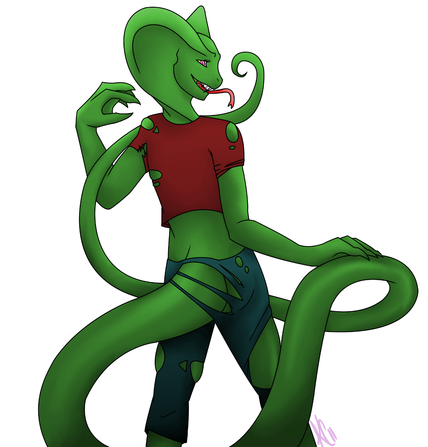 Snakelady TF by Demyxia