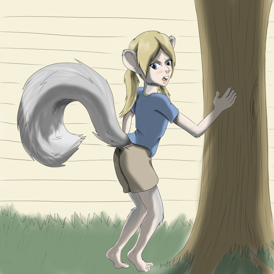 Girl Squirrel TF by Dog_Girl_Kari