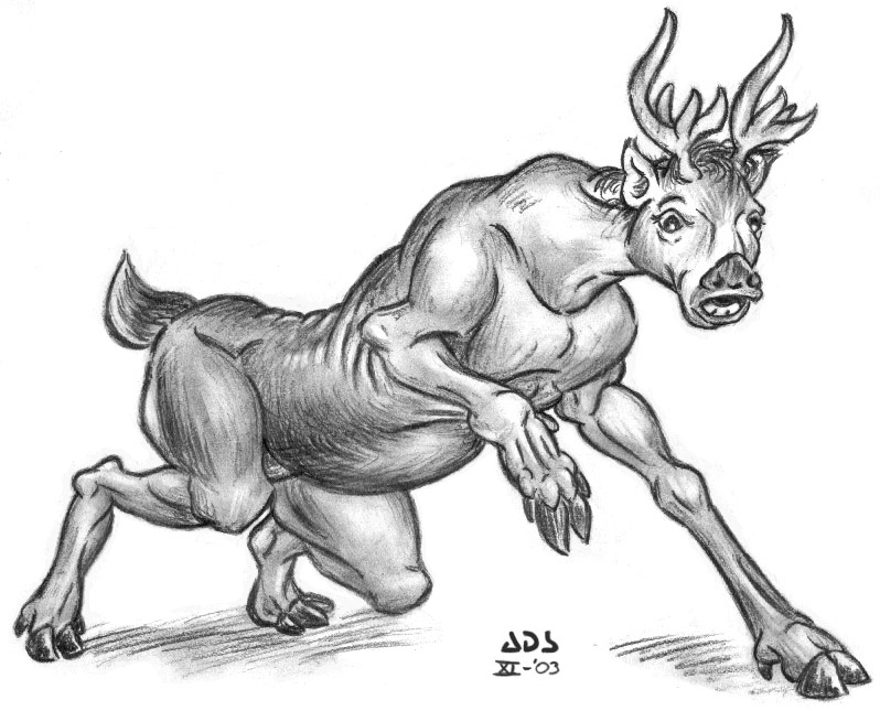 bucknekkid by Ealadubh