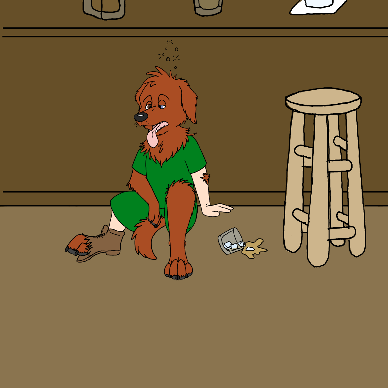irish setter by Edthebordercollie