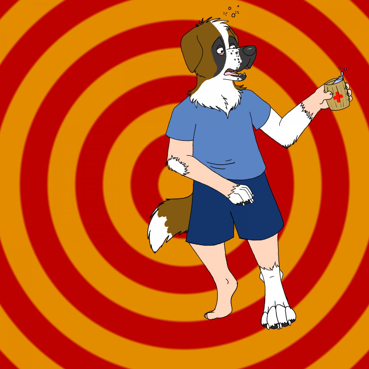St Bernard by Edthebordercollie