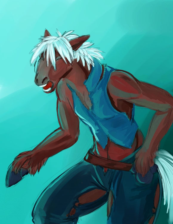 Commission-Horse TF by Fringedog