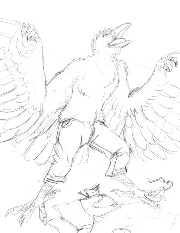 Commission-Raven TF Sequence by Fringedog