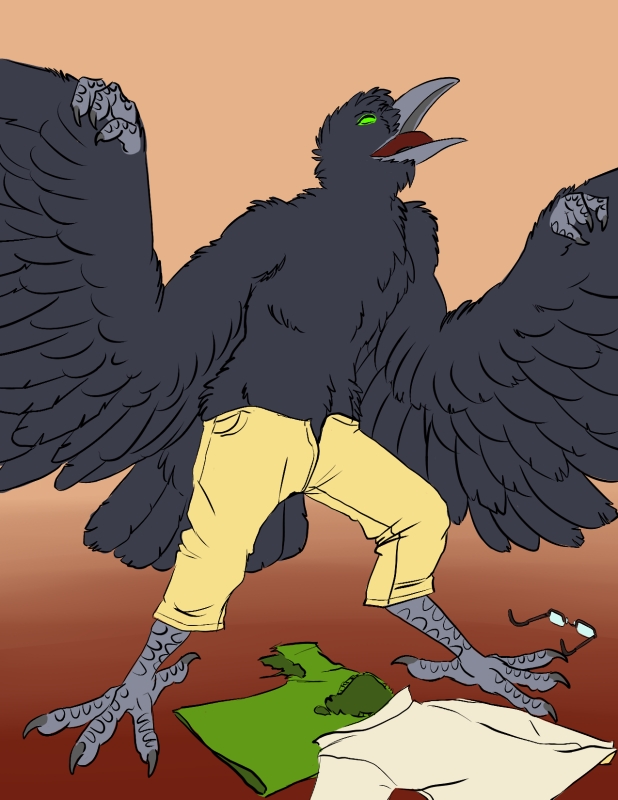 Commission-Raven TF Sequence by Fringedog