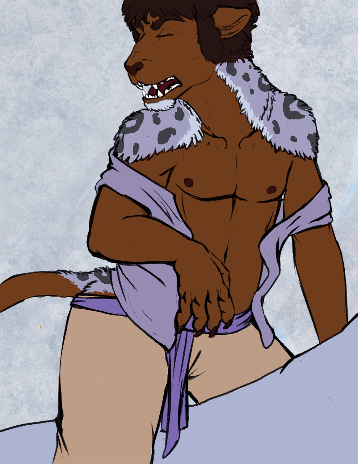 [Commission]-Wereleopard by Fringedog