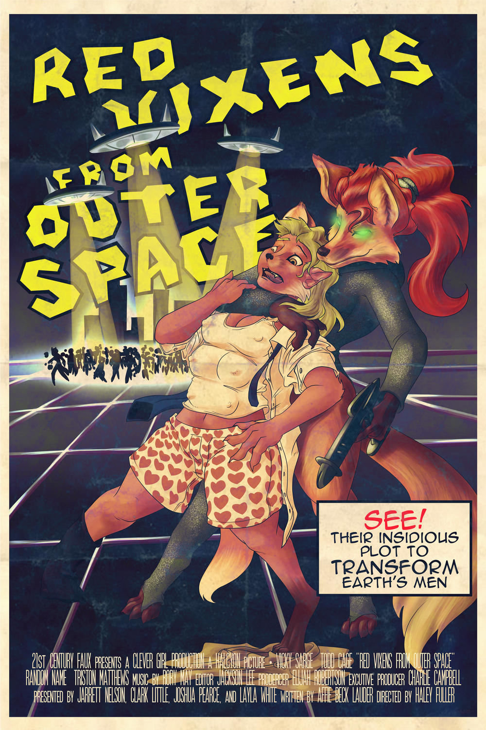 Red Vixens from Outer Space by Halcyon