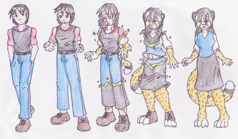 Cheetah Girl TGTF- Color by Halfwing