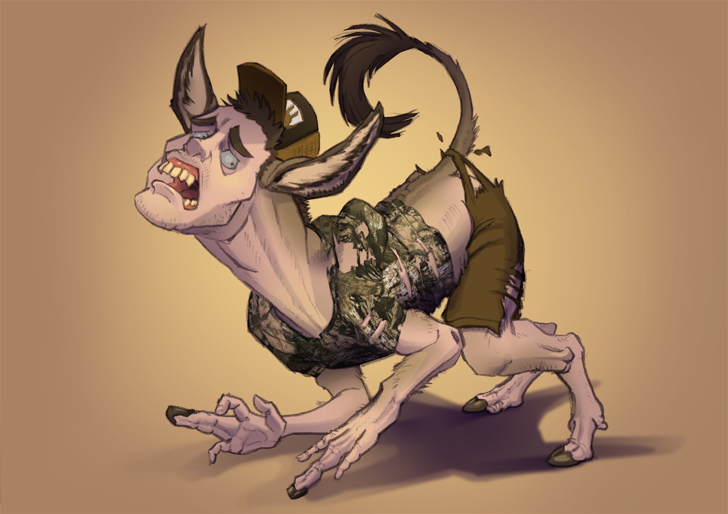 Commission: Donkey TF by HamsterToybox