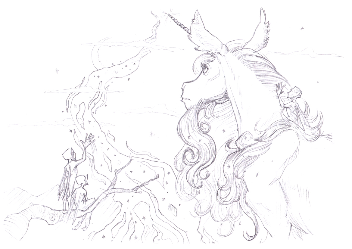 Commission: Unicorn by HamsterToybox