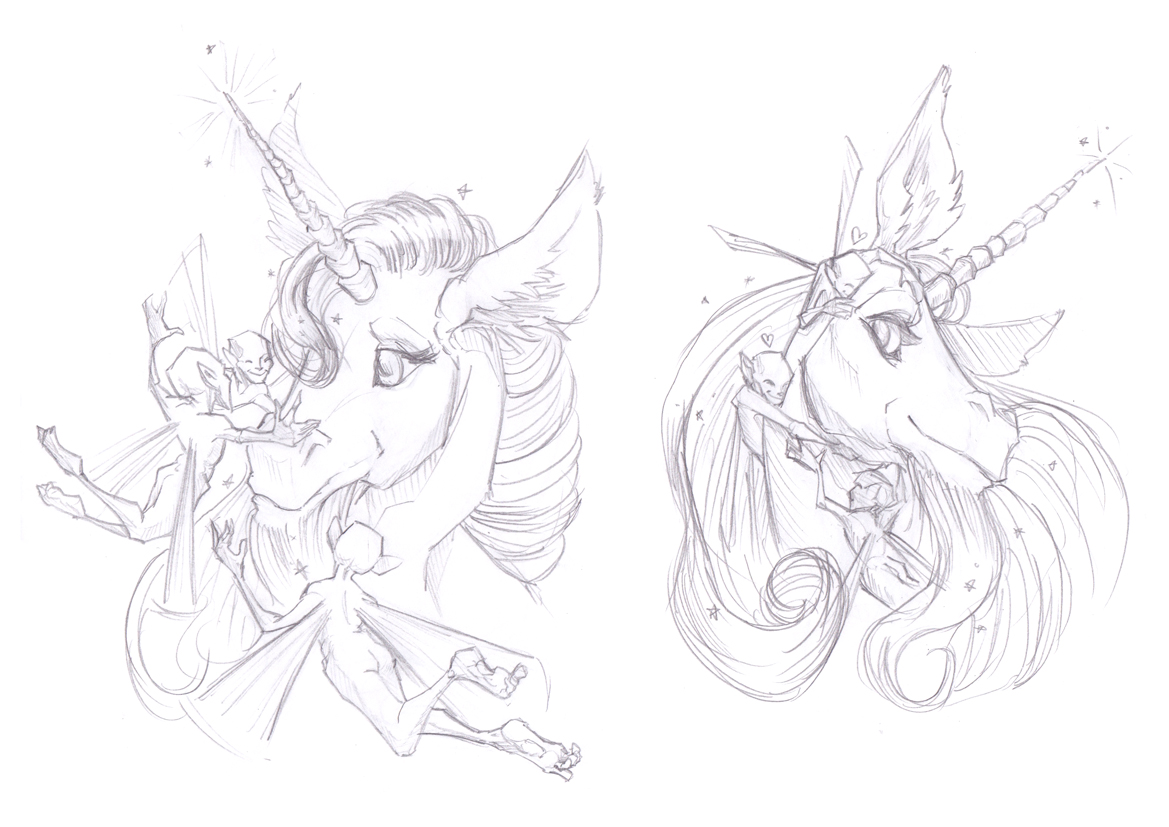 Commission: Unicorn by HamsterToybox