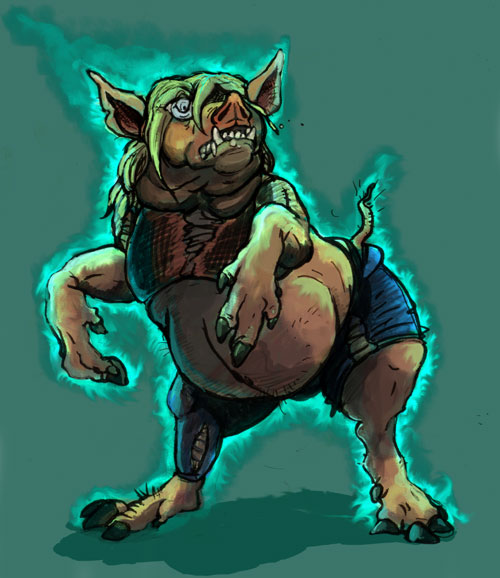 eala pig by Hyenashifter