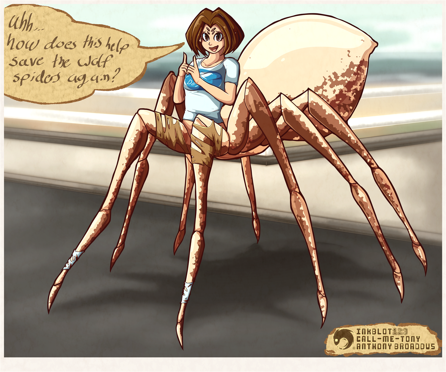 Saving The Kauai Wolf Spiders by Inkblot