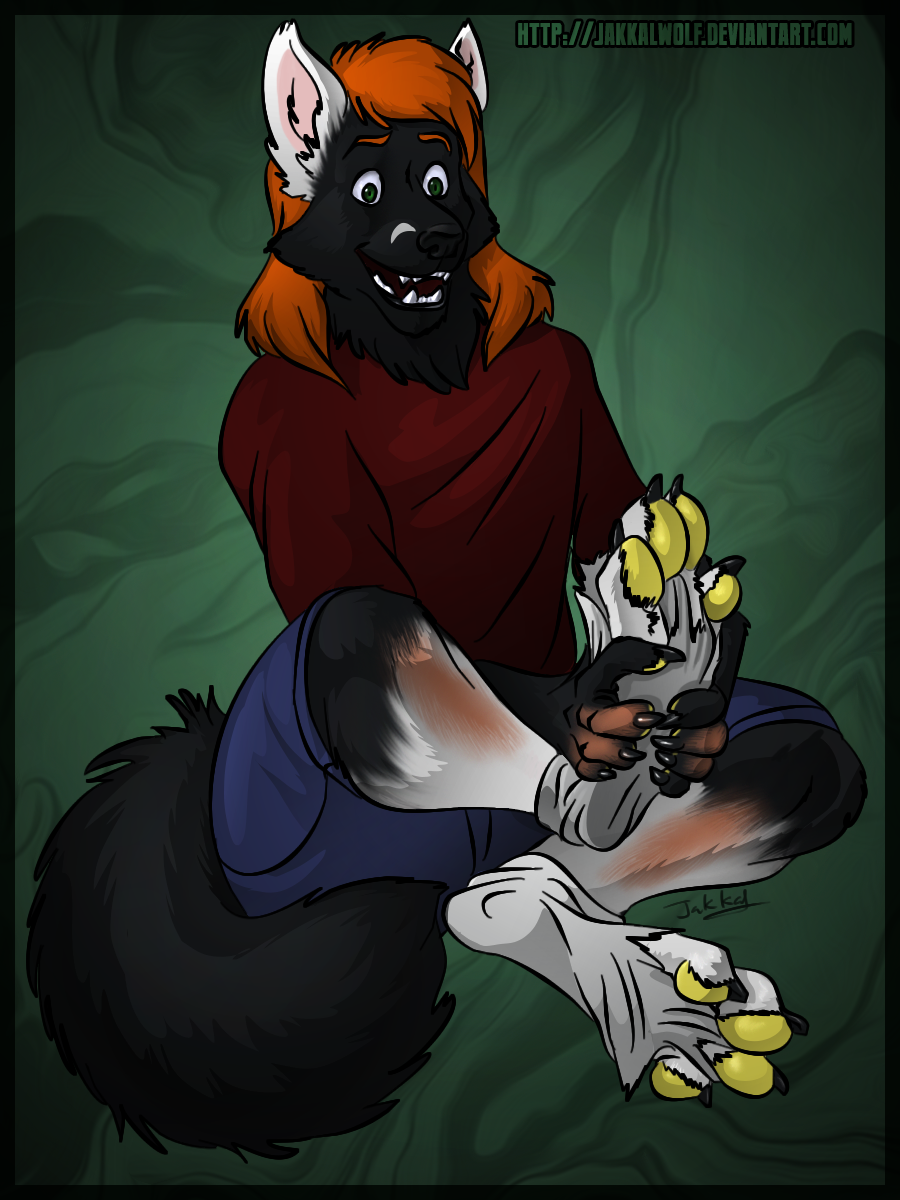 Livestream Commission: Human to Anthro Fox by Jakkal