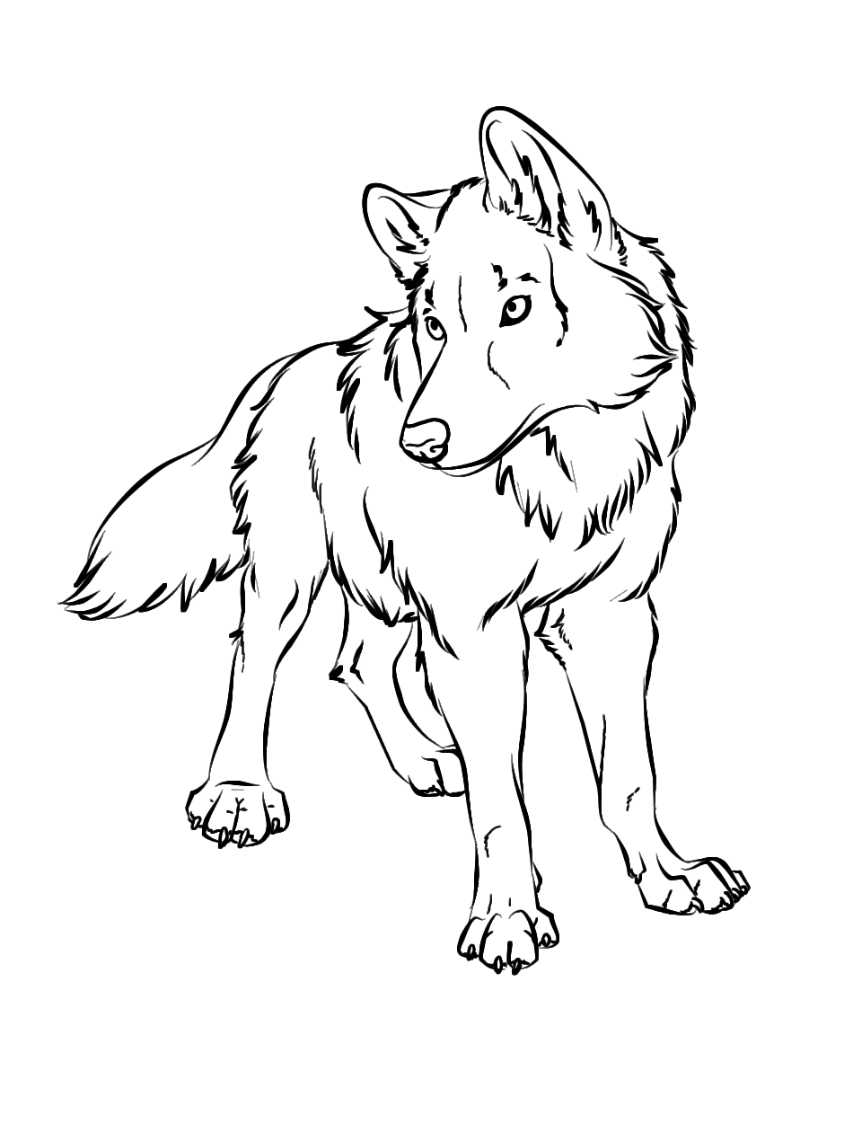 Wolf to Anthro Wolf by Jakkal