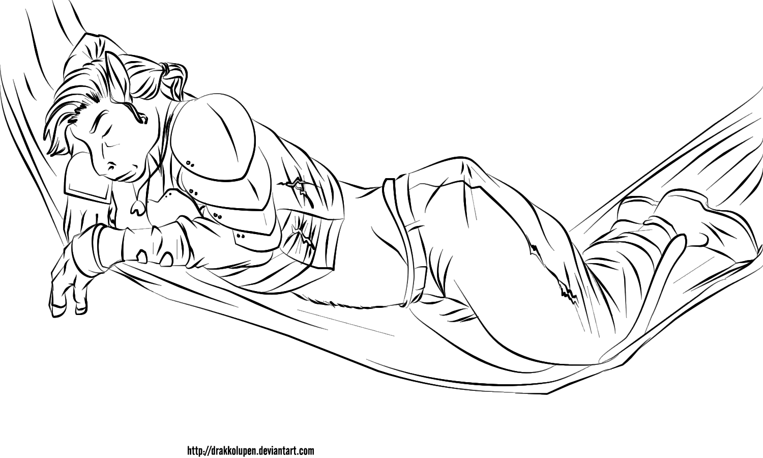 An Unfortunate Hammock Experience by Jakkal