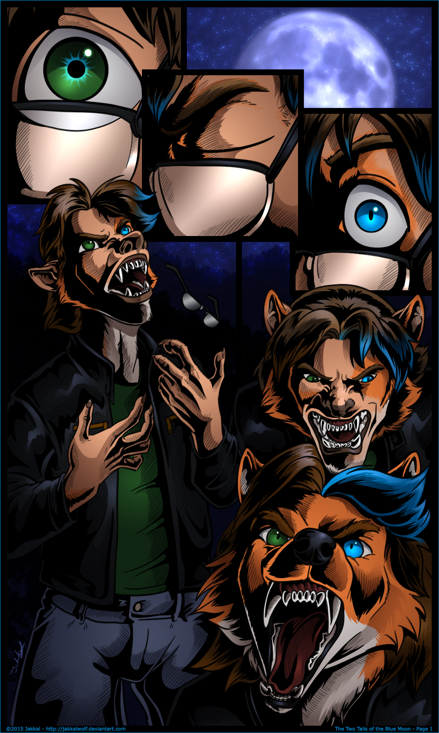 The Two Tails of the Blue Moon by Jakkal