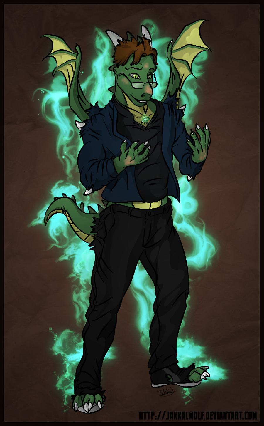 Human -> Dragon TF by Jakkal