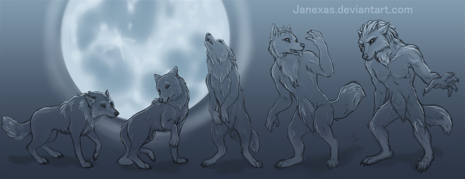Reverse Werewolf - Commission by Janexas