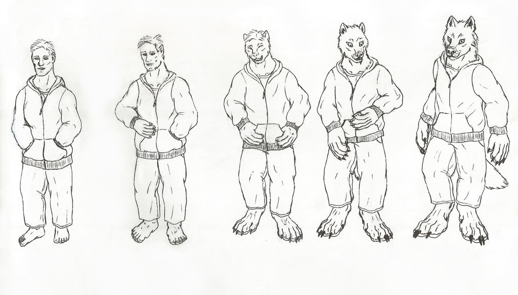 2013 werewolf sketch by Jmillart