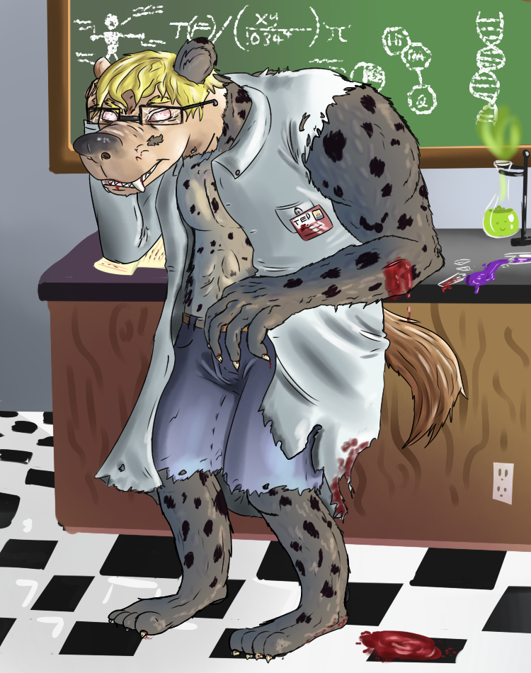 Hyena Monster by Kitsunefan