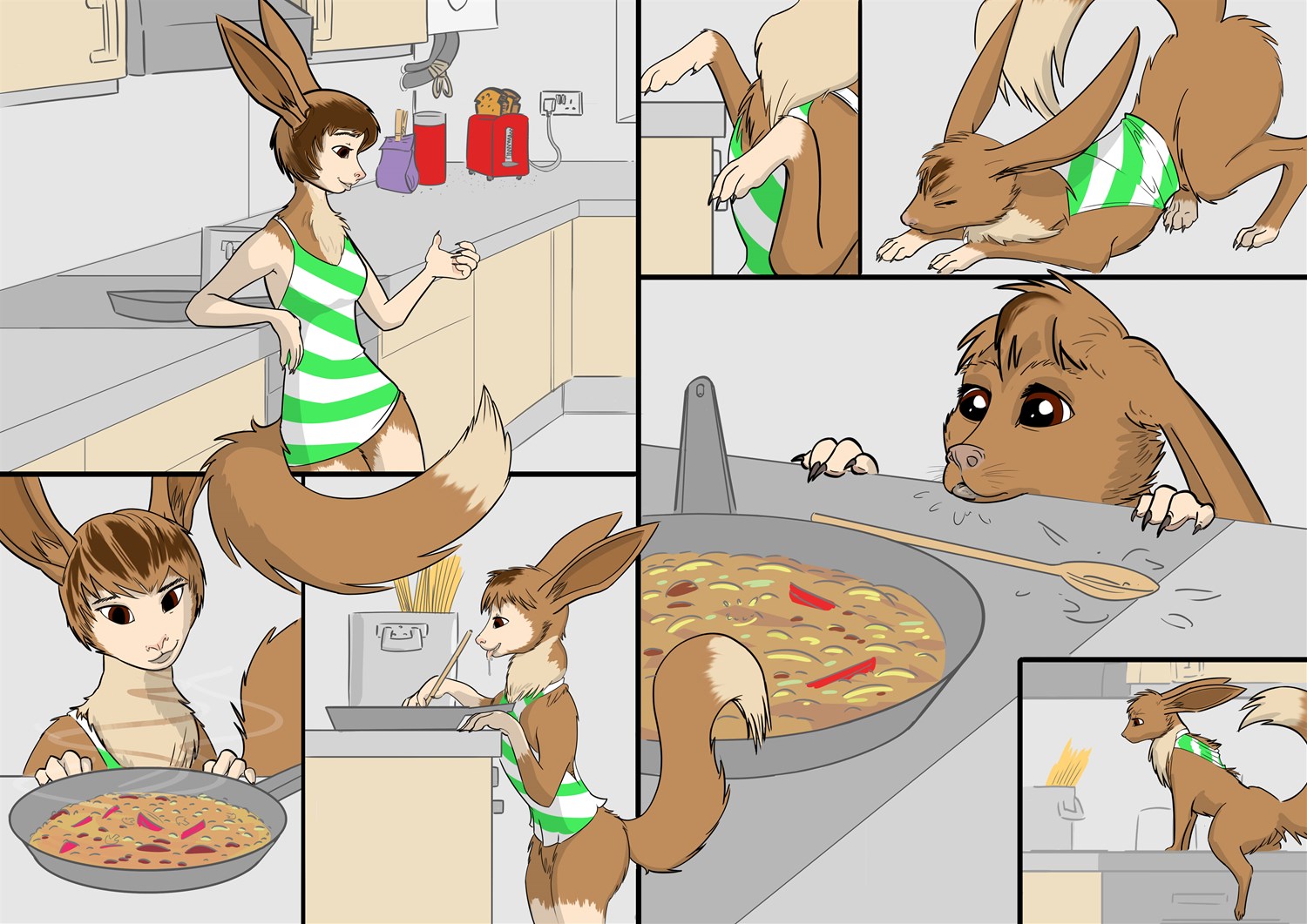 Eeveeination ( patron commission by KrazyIvan