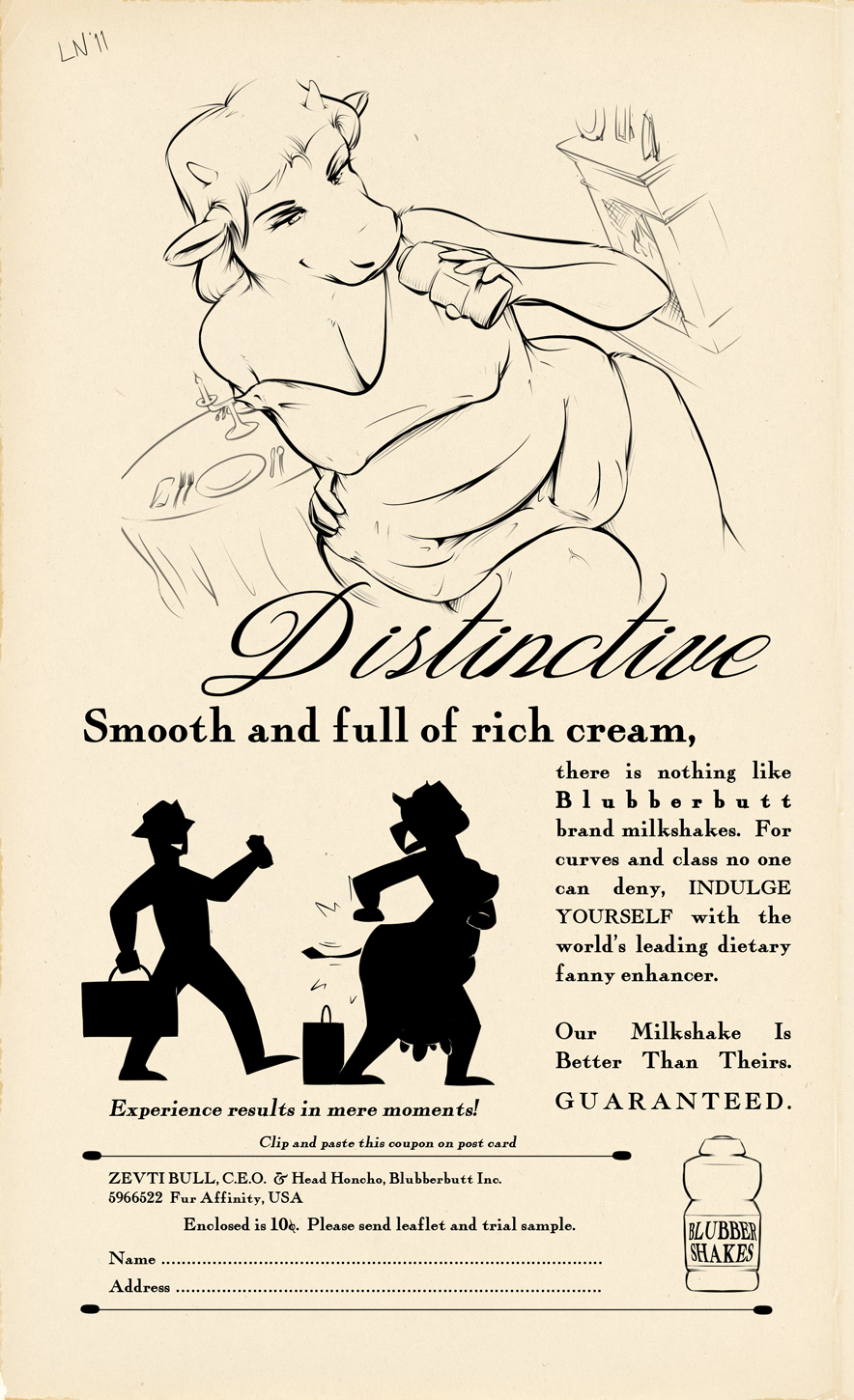 Milkshake Ad for Zevtibull by Little Napoleon