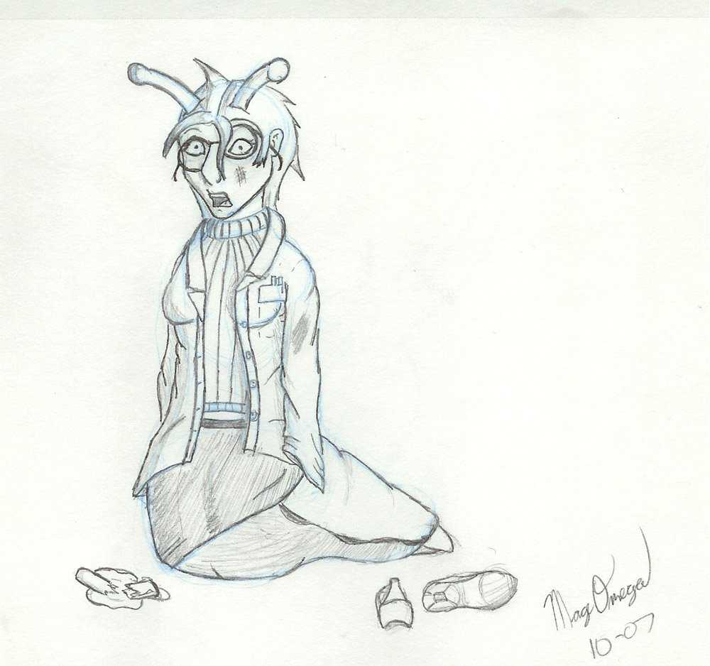 professor-slug-girl by MageOmega