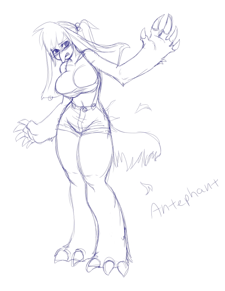antephant sm by Mirandaleigh