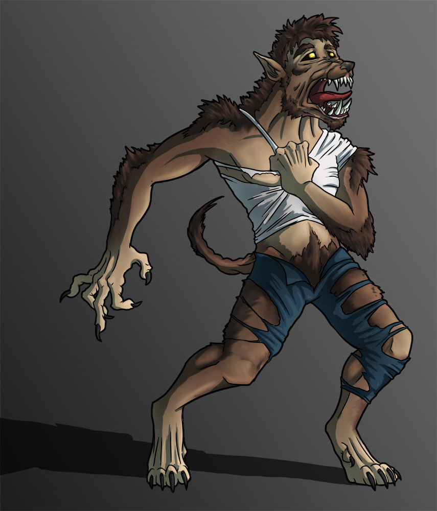 Werewolf Transformation by Narubi