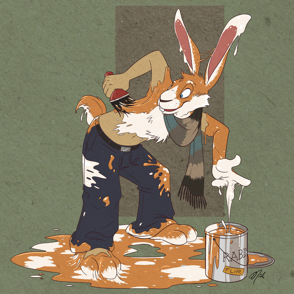 Flirpaint by Nickwolf