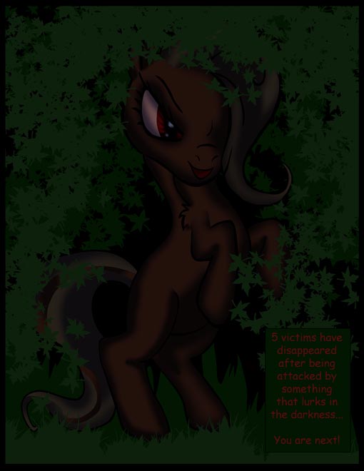 Dark werepony by PickleJuice