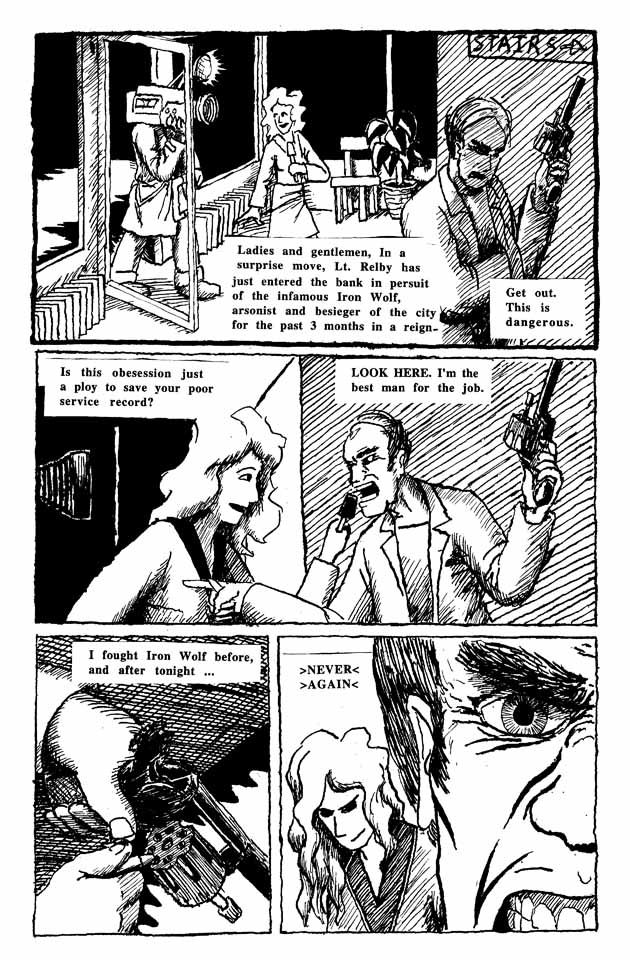 Iron Wolf 1: The Bank - COMPLETE 20 page comic by PickleJuice