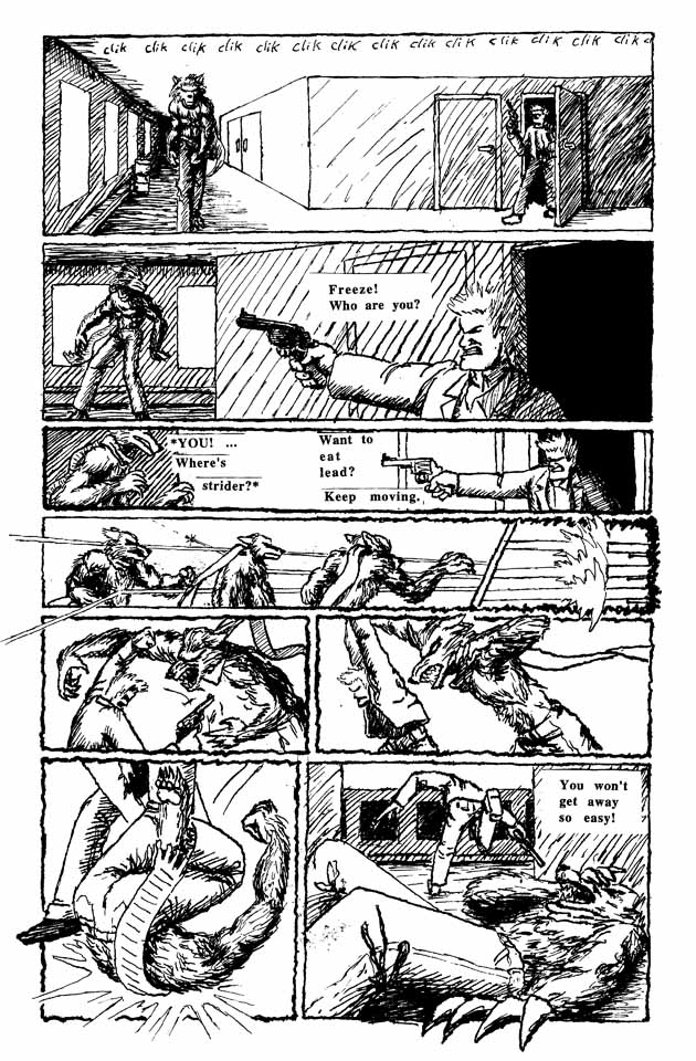 Iron Wolf 1: The Bank - COMPLETE 20 page comic by PickleJuice